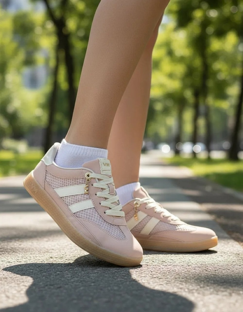 Tênis Feminino Via Marte Casual Rosa Rosa 5