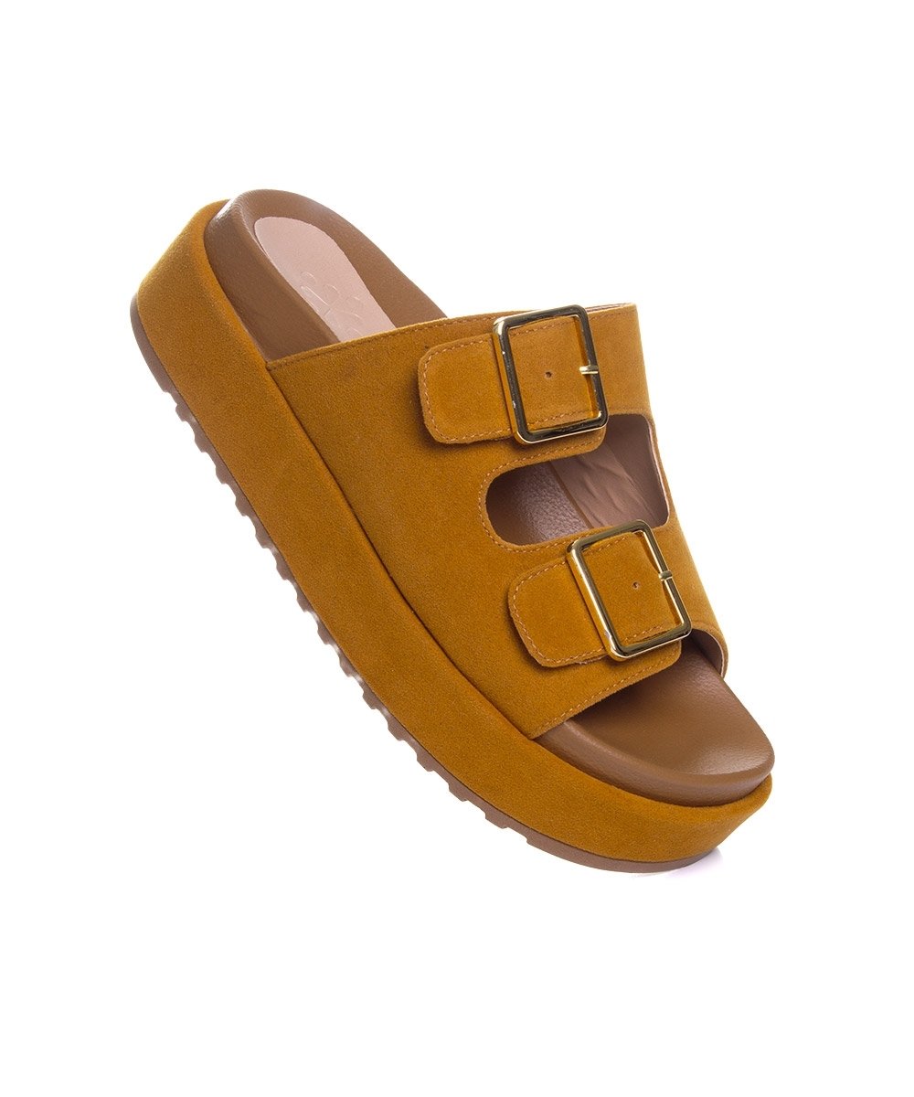 Tamanco Pixolé Tiras Fivela Whisky Whisky 2