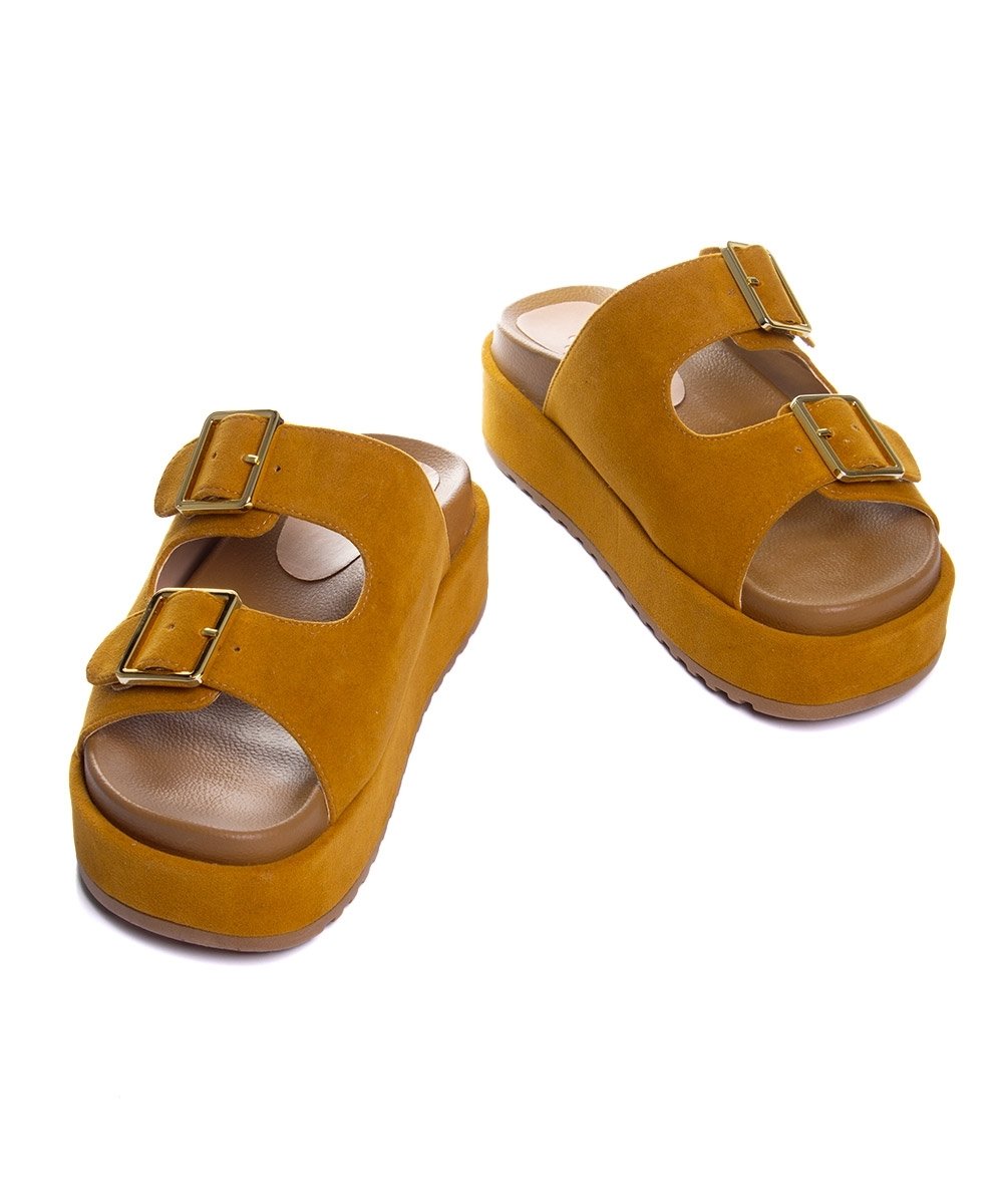 Tamanco Pixolé Tiras Fivela Whisky Whisky 5