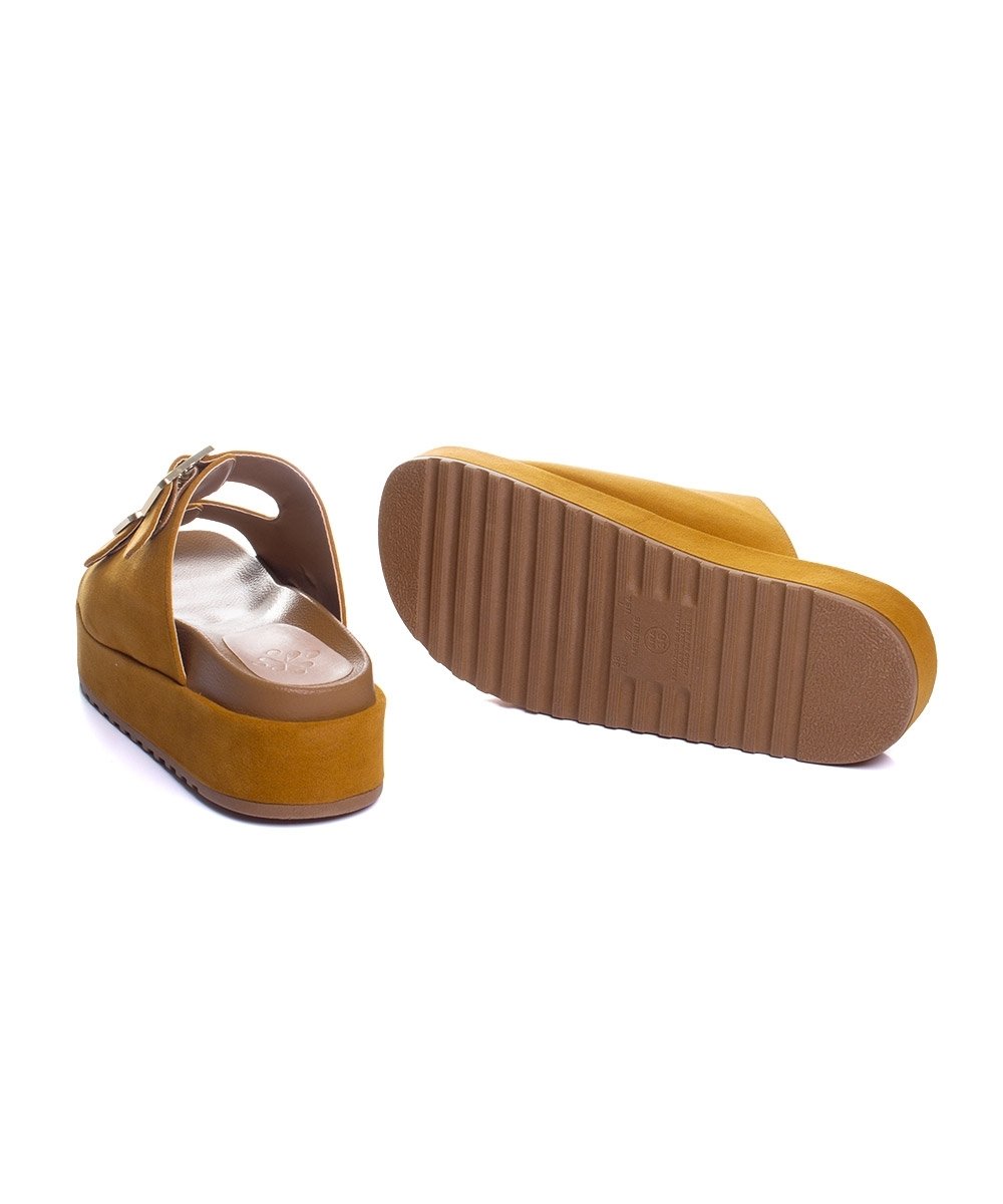 Tamanco Pixolé Tiras Fivela Whisky Whisky 6