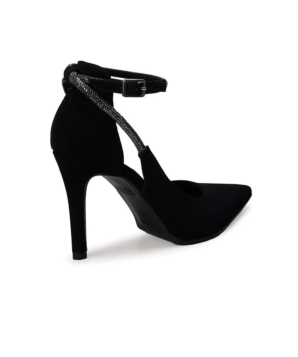 Sapato Scarpin Bebecê Salto Alto Preto Preto 3