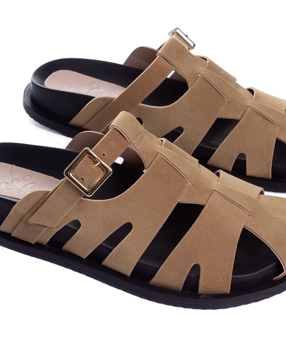 Tamanco Flatform Pixolé Capuccino Capuccino 4