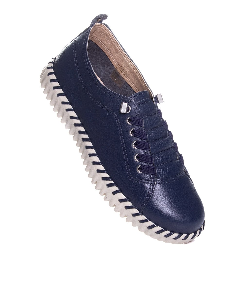 Tênis Feminino Bottero Bottwister Iii Couro Marinho Azul 2