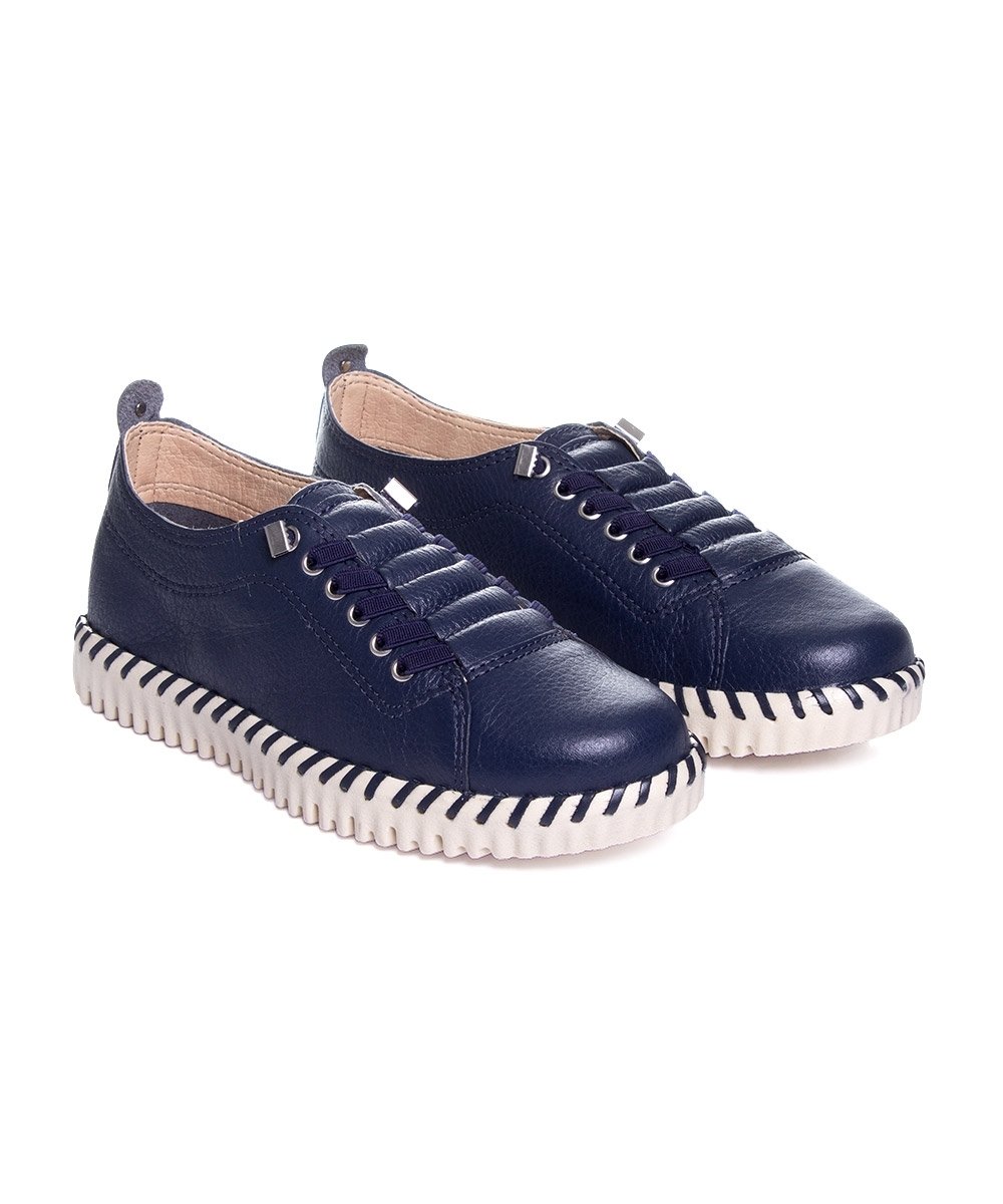 Tênis Feminino Bottero Bottwister Iii Couro Marinho Azul 3