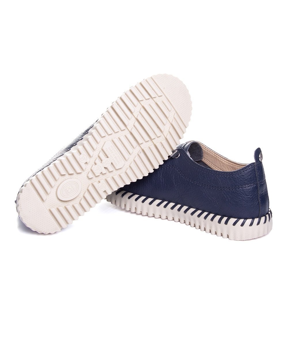 Tênis Feminino Bottero Bottwister Iii Couro Marinho Azul 5