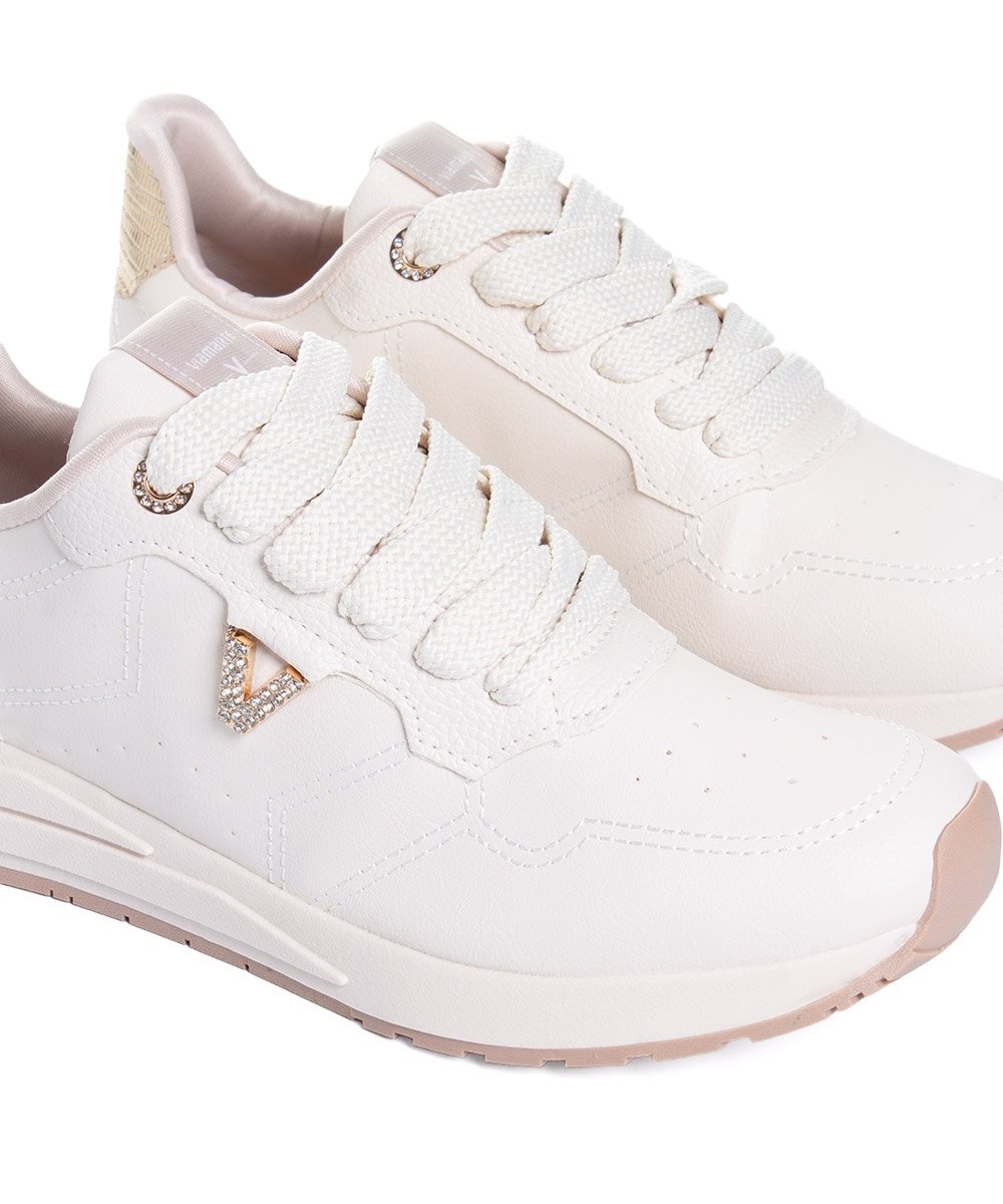 Tênis Feminino Via Marte Casual Marfim Marfim 4