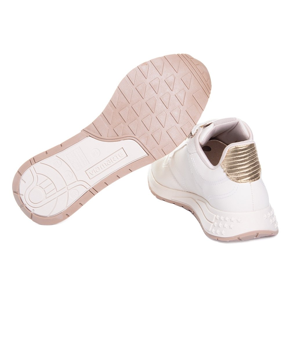 Tênis Feminino Via Marte Casual Marfim Marfim 5