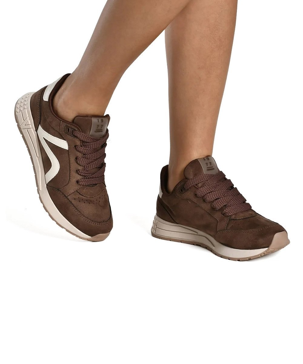 Tênis Feminino Via Marte Casual Marrom Marrom 3
