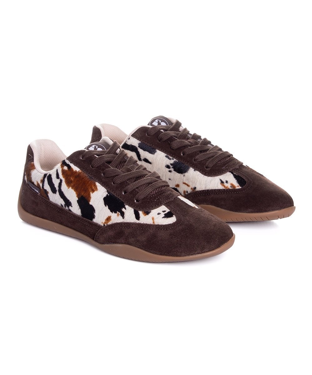 Tênis Feminino Bottero Animal Print Couro Café Marrom 3