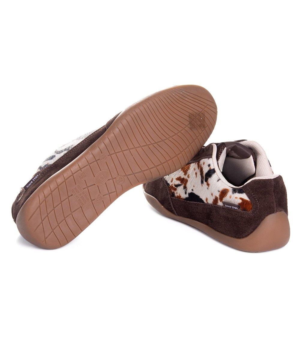 Tênis Feminino Bottero Animal Print Couro Café Marrom 5