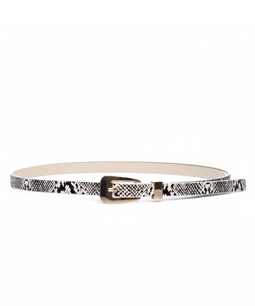 Cinto Fino Feminino Pixolé Off White