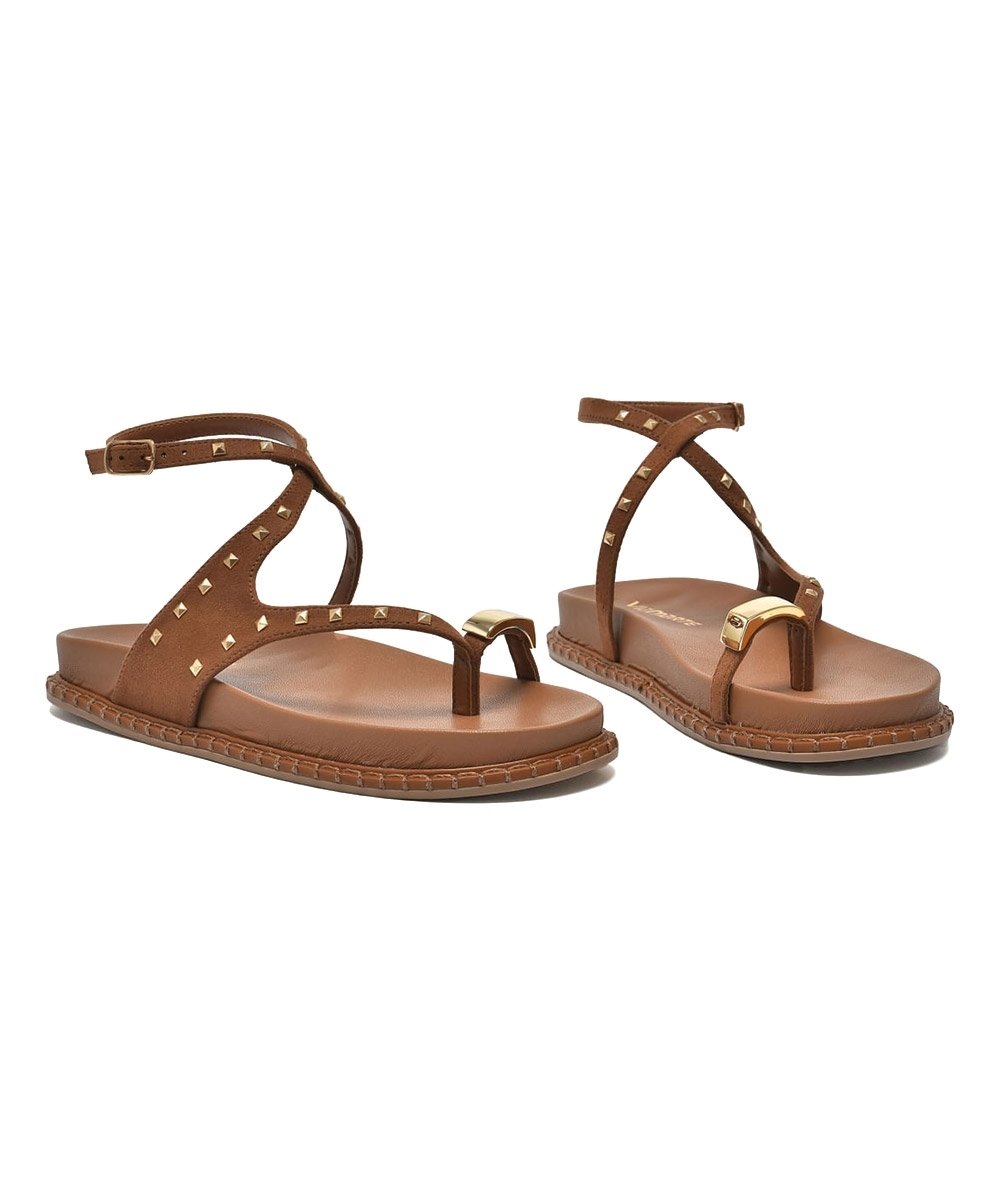 Sandália Papete Via Marte Flatform Caramelo Marrom 3