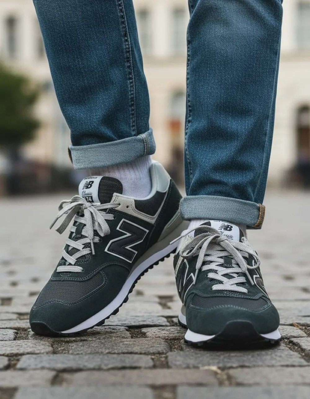 Tênis Masculino New Balance 574 Preto Preto 9