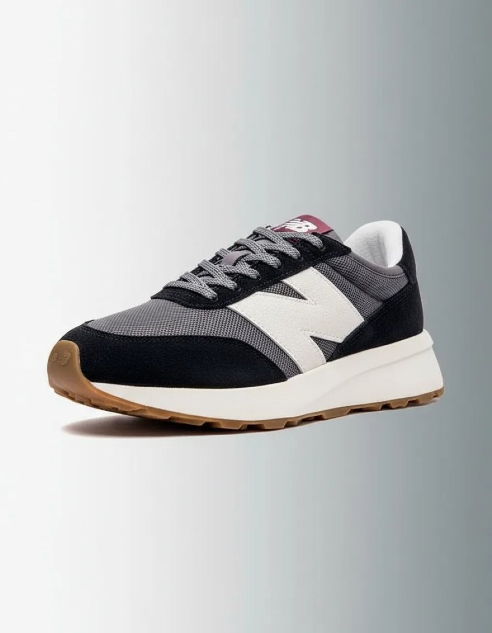 Tênis Feminino New Balance 370 Preto Cinza/Preto 4