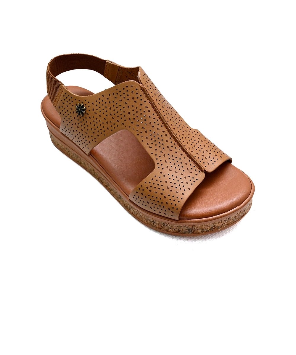 Sandália Plataforma New Face Nuts Camel Camel 2