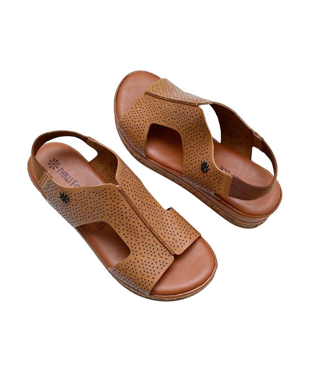 Sandália Plataforma New Face Nuts Camel Camel 4