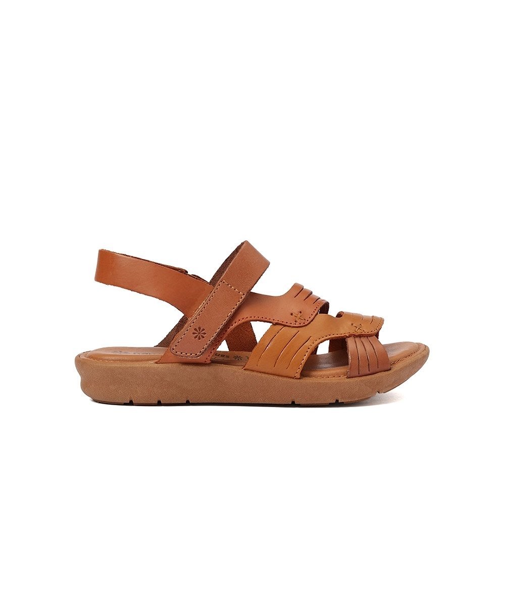 Sandália New Face Mel New Mix Couro Mel