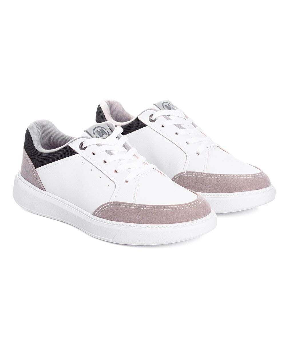Tênis Infantil Casual Molekinho Branco Branco/Cinza 3