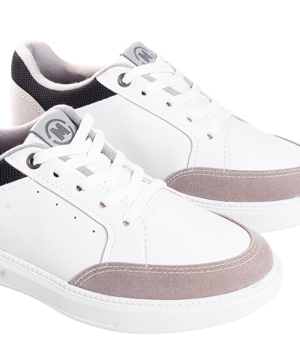 Tênis Infantil Casual Molekinho Branco Branco/Cinza 4