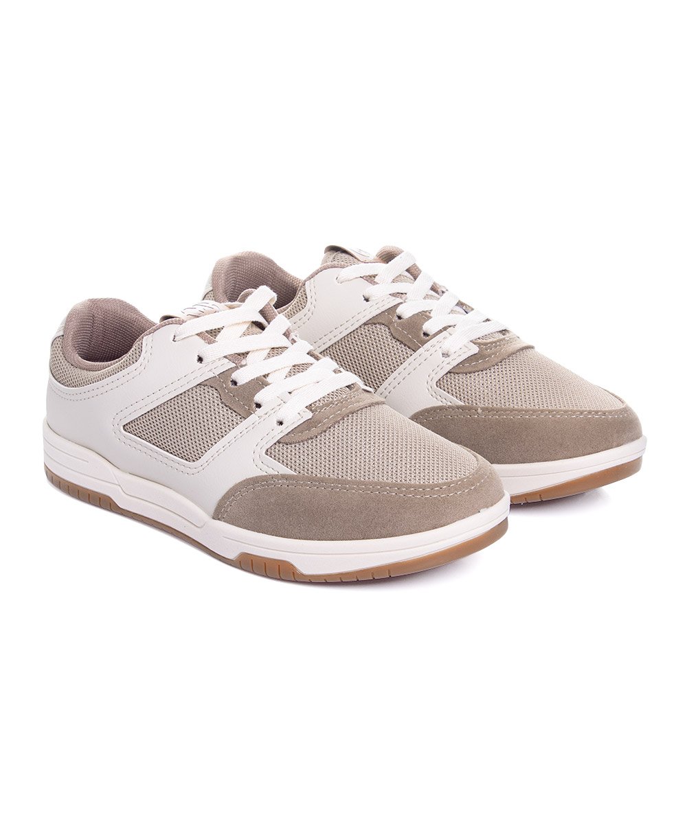 Tênis Infantil Casual Molekinho Areia Cinza/Branco 3