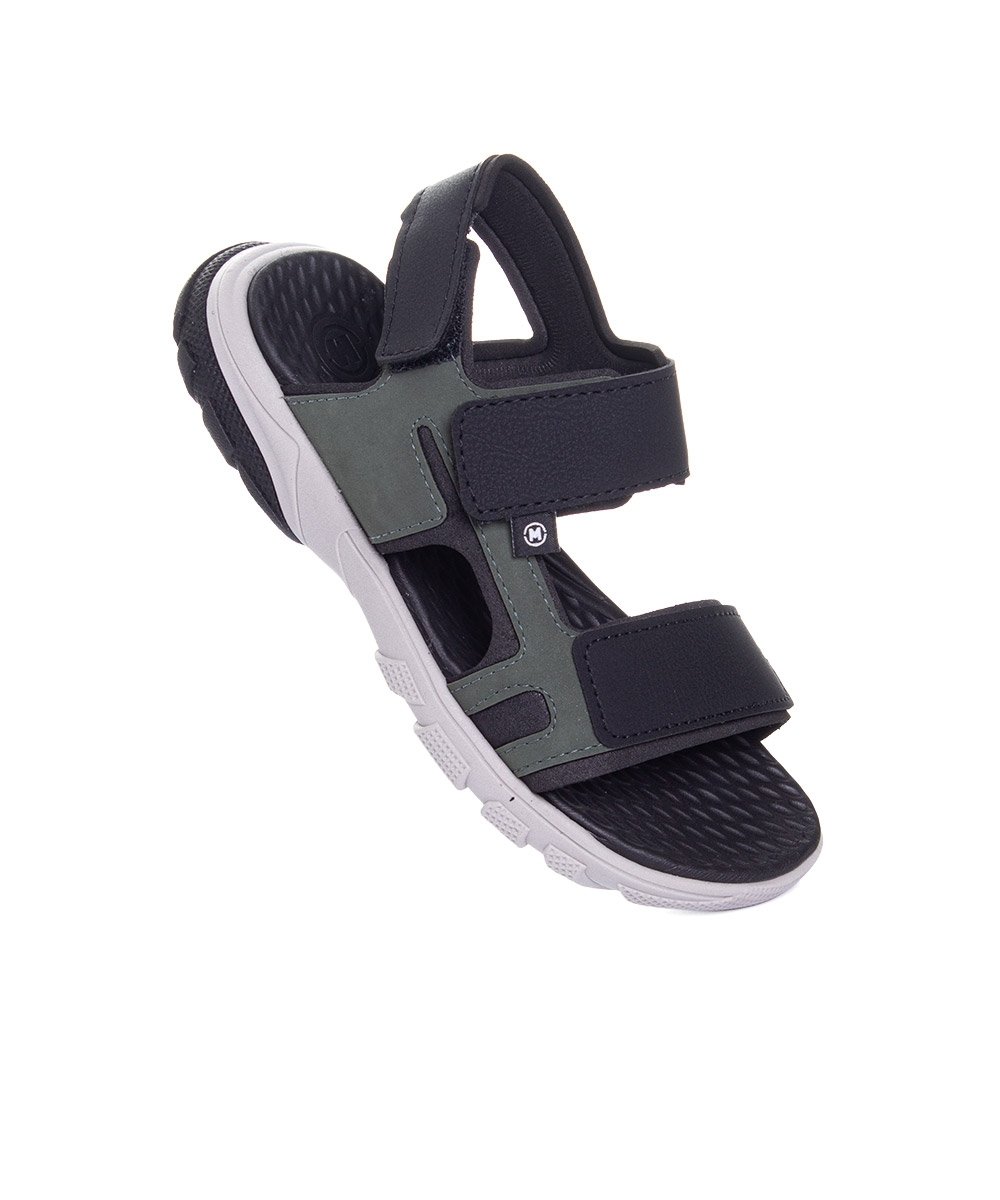 Sandália Papete Infantil Molekinho Verde Oliva Azul 2