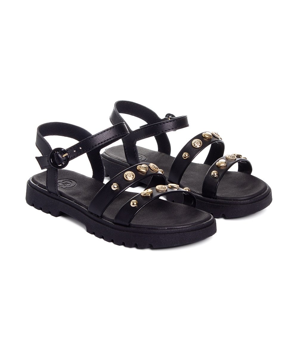 Sandália Infantil Molekinha Tratorada Preto Preto 3
