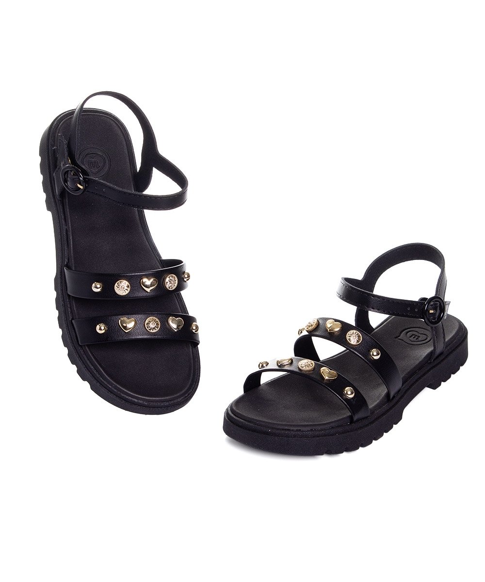 Sandália Infantil Molekinha Tratorada Preto Preto 5