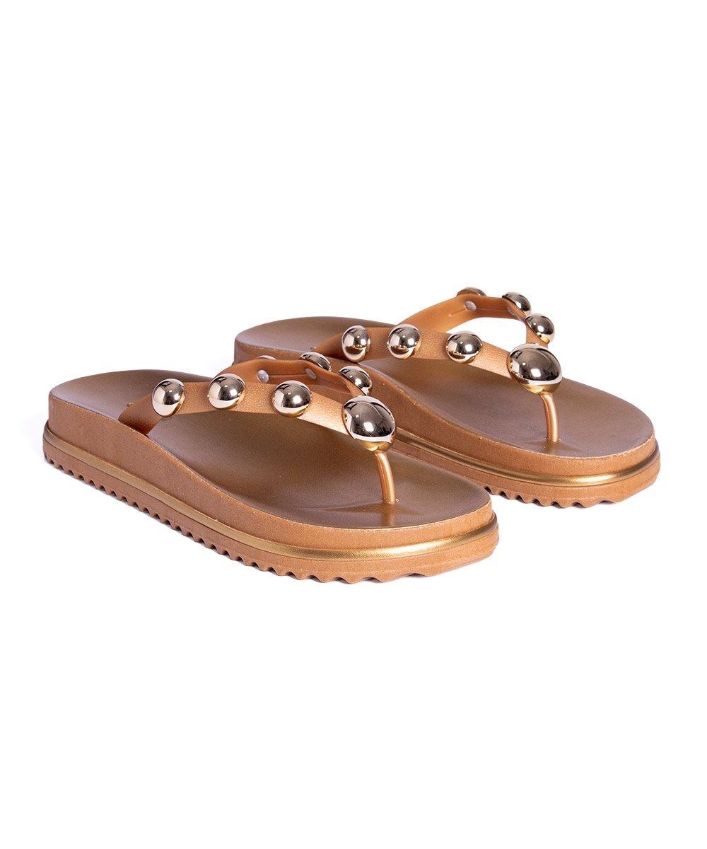 Tamanco Flat Pixolé Bronze Bronze 2