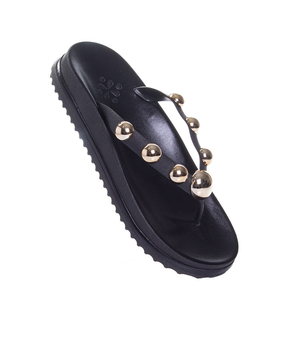 Tamanco Flat Pixolé Preto Preto 2