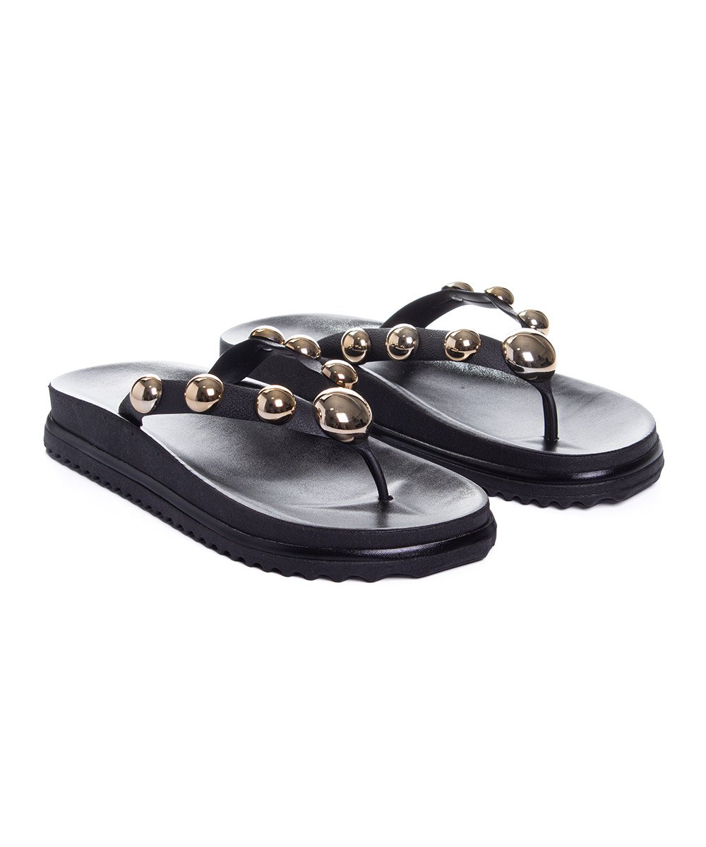 Tamanco Flat Pixolé Preto Preto 4