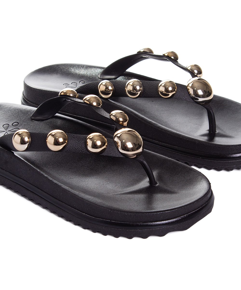 Tamanco Flat Pixolé Preto Preto 5