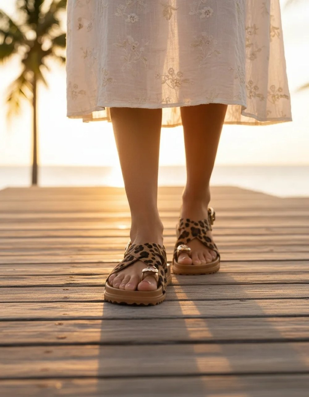 Sandália Flatform Pixolé Animal Print Onça Animal Print 3