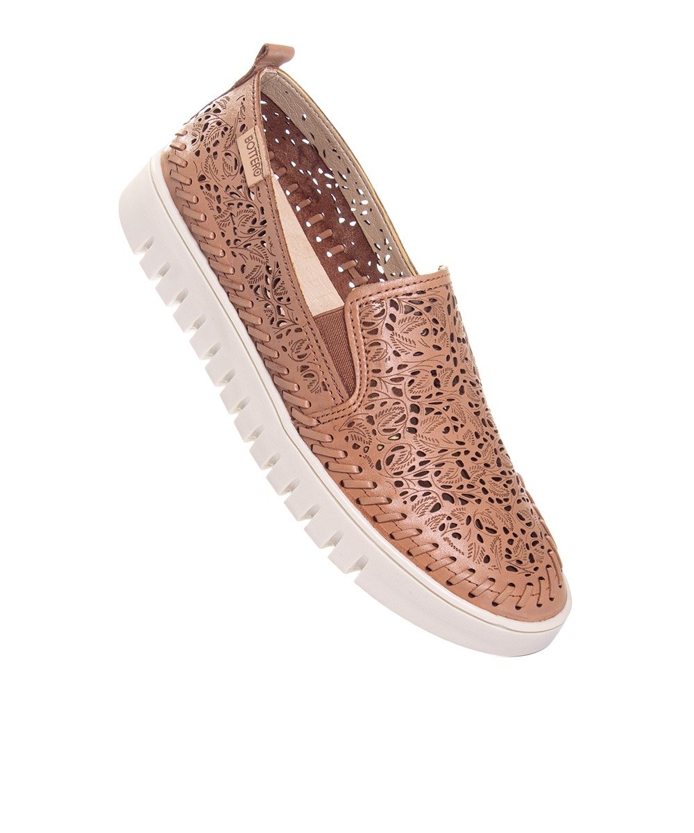 Tênis Feminino Bottero Botvicky Couro Caramelo Marrom 2