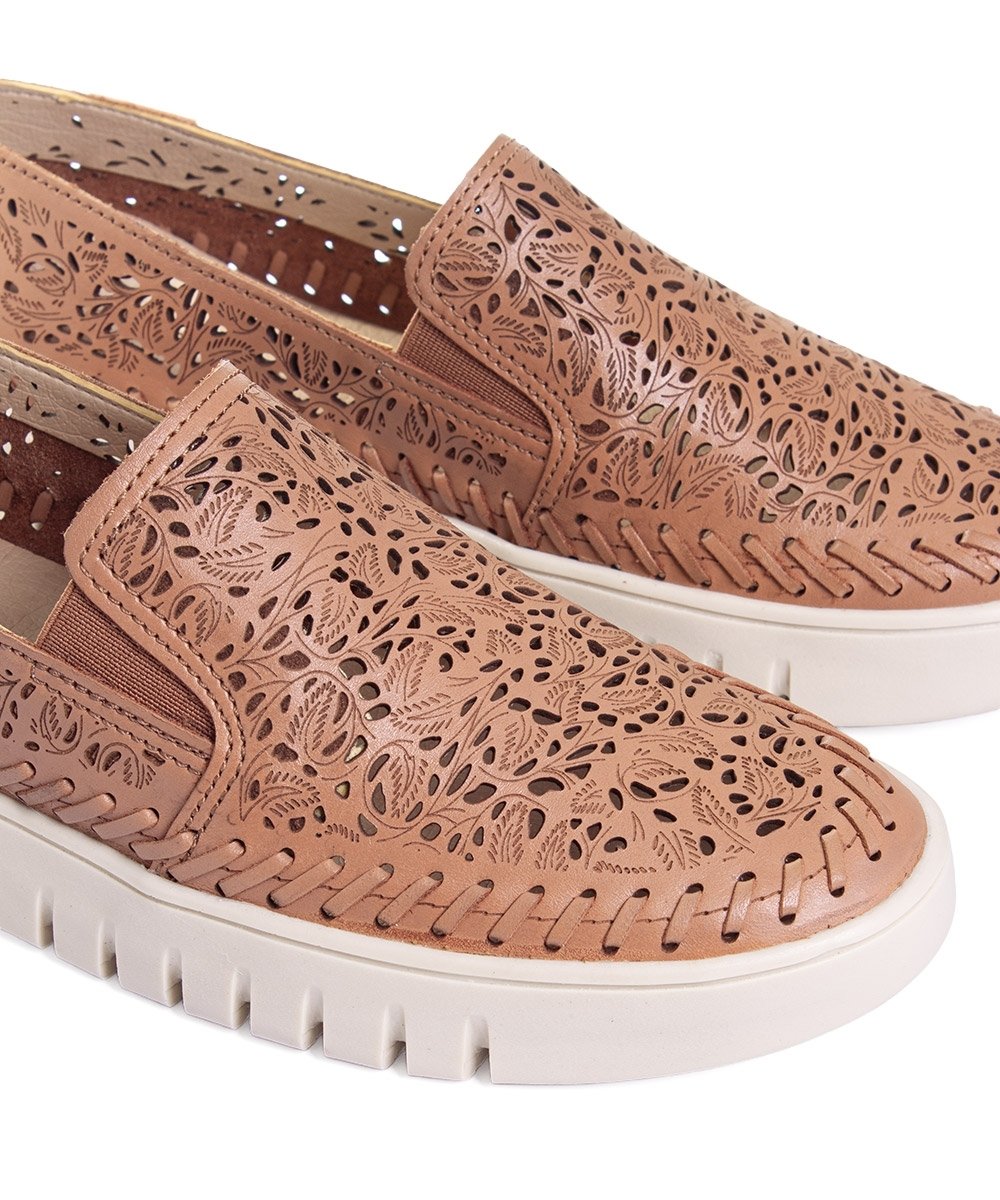 Tênis Feminino Bottero Botvicky Couro Caramelo Marrom 4