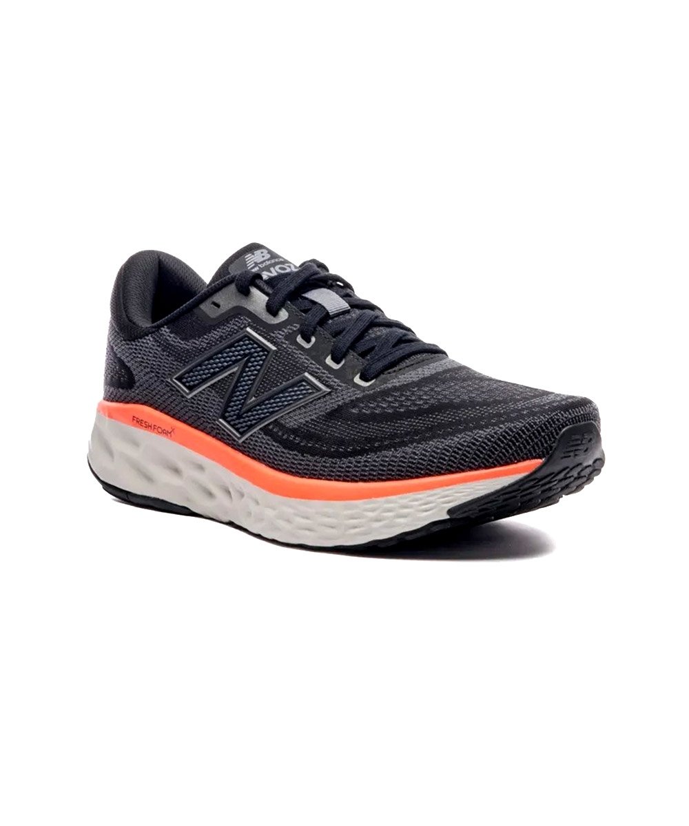 Tênis New Balance Fresh Foam X Evozv4 Preto/Coral Preto 3