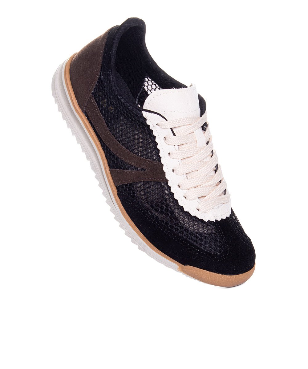 Tênis Feminino Pixolé Casual Kat Preto Preto 2