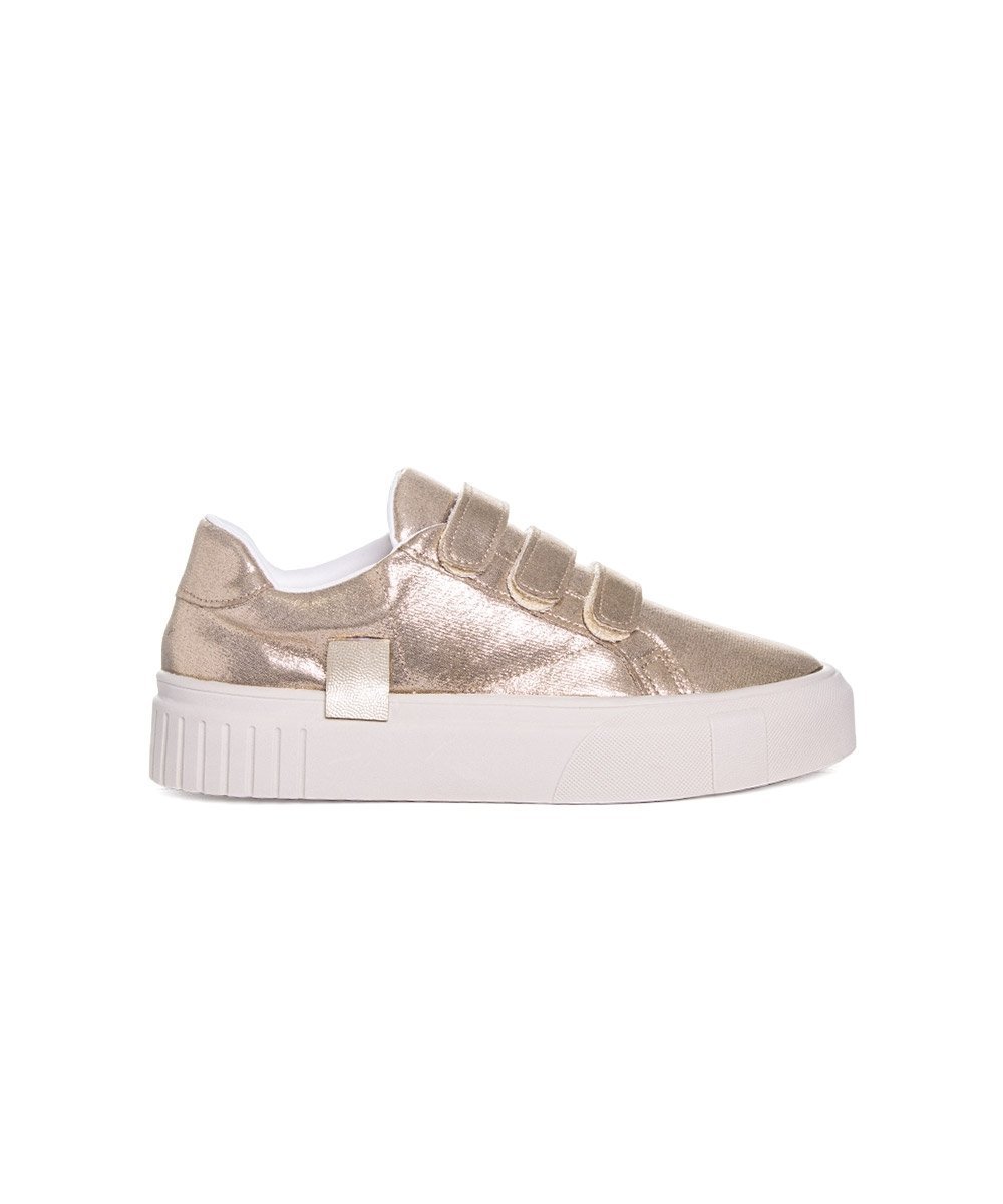 Tênis Feminino Pixolé Casual Kira Ouro