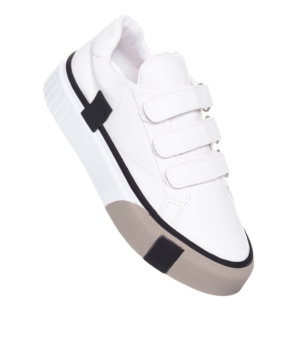 Tênis Feminino Pixolé Casual Kira Branco Branco 2