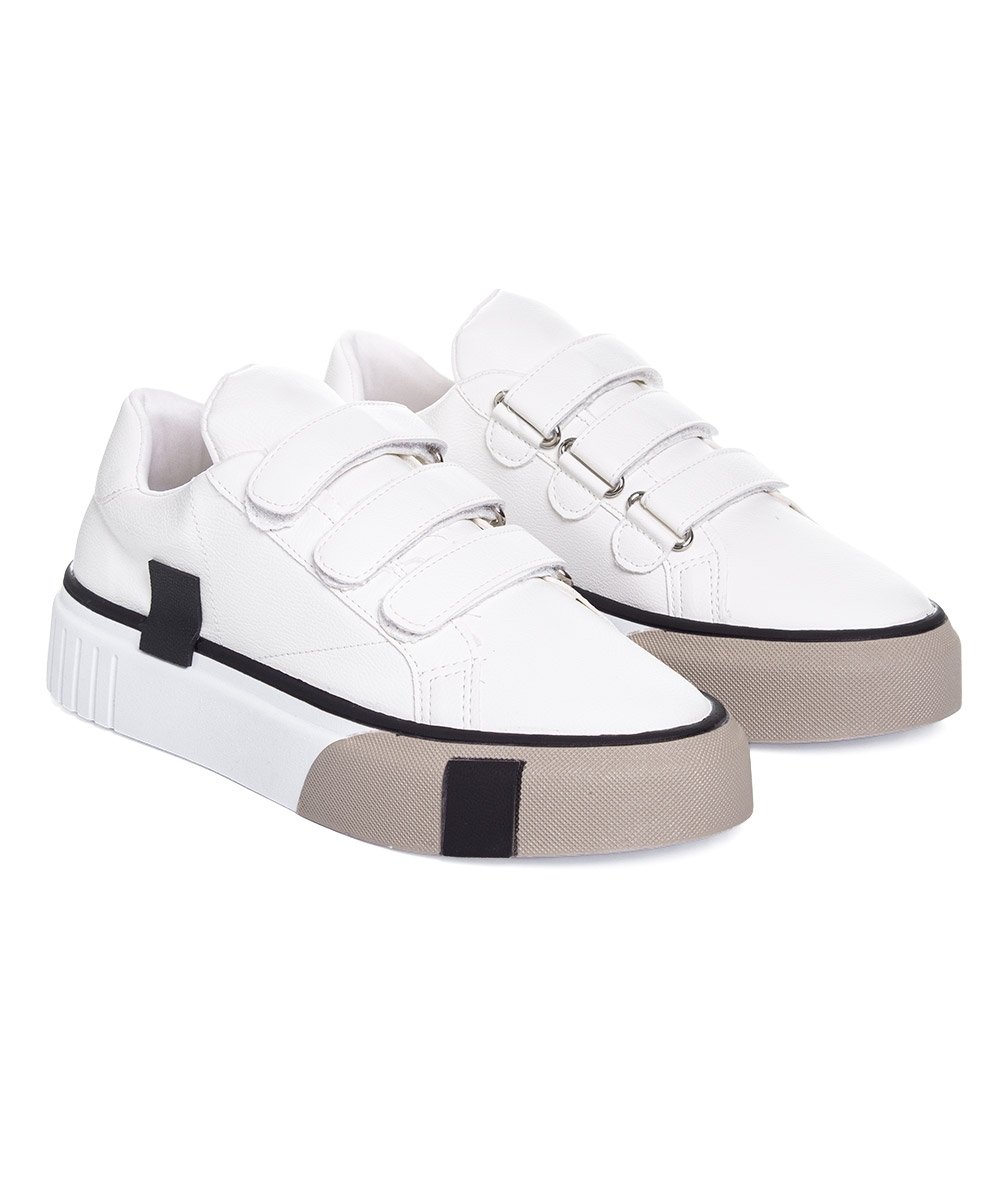 Tênis Feminino Pixolé Casual Kira Branco Branco 3
