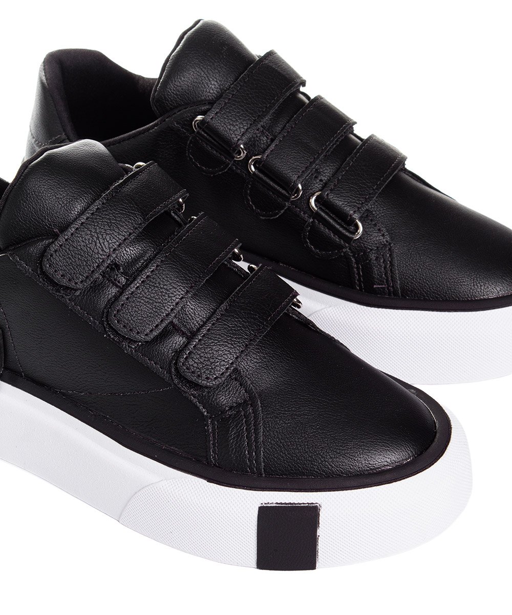 Tênis Feminino Pixolé Casual Kira Preto Preto 4