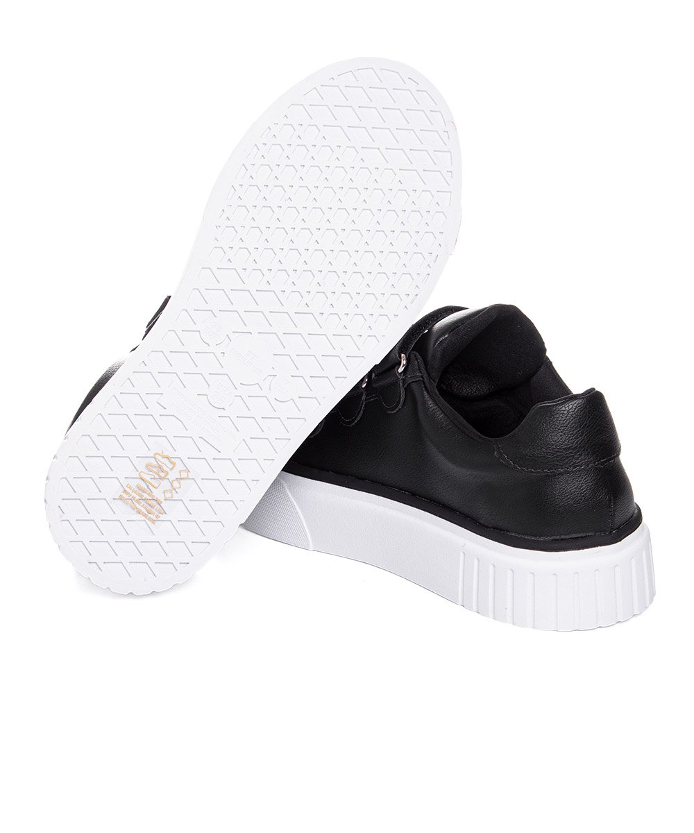 Tênis Feminino Pixolé Casual Kira Preto Preto 6