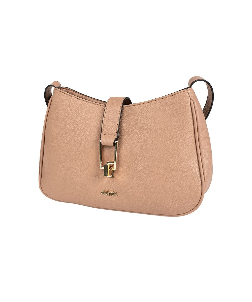 Bolsa Transversal Dakota Caramelo Bege 4