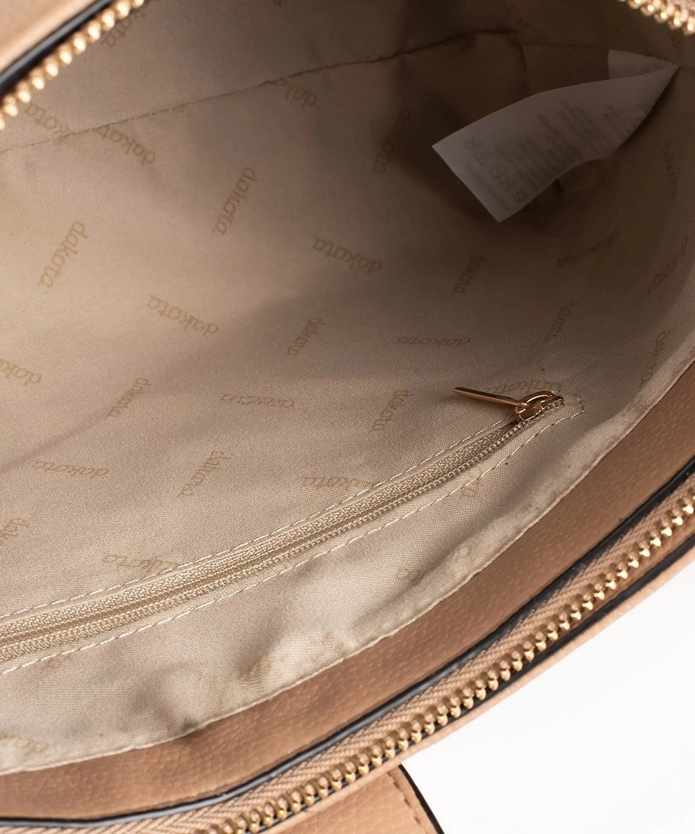 Bolsa Transversal Dakota Caramelo Bege 5