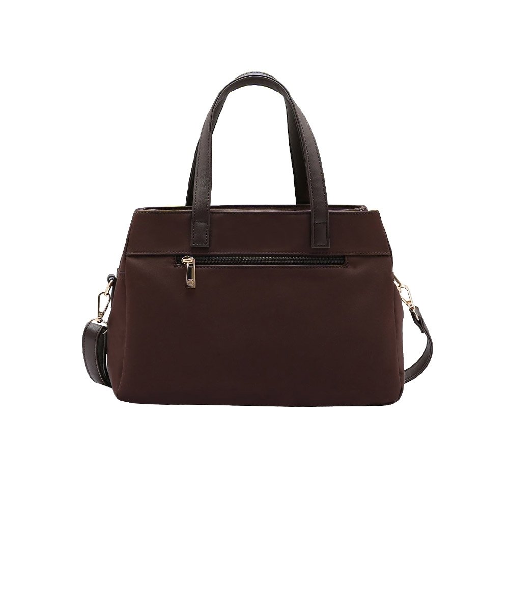 Bolsa de Mão E Transversal Chenson Microfiber Cafe Marrom 3