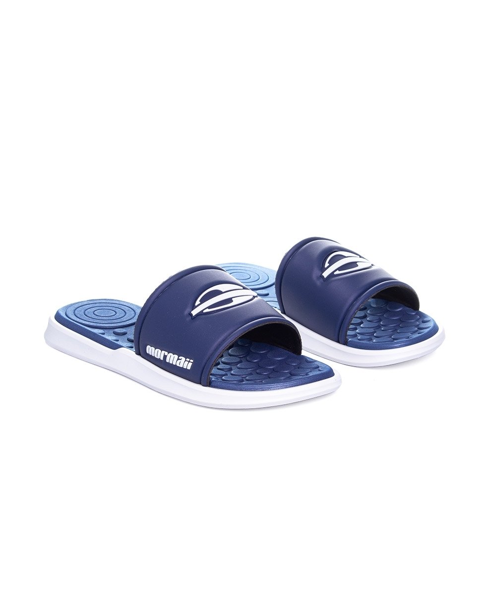 Slide Mormaii Quiver Pró Infantil 11739 Branco/Azul Azul 3