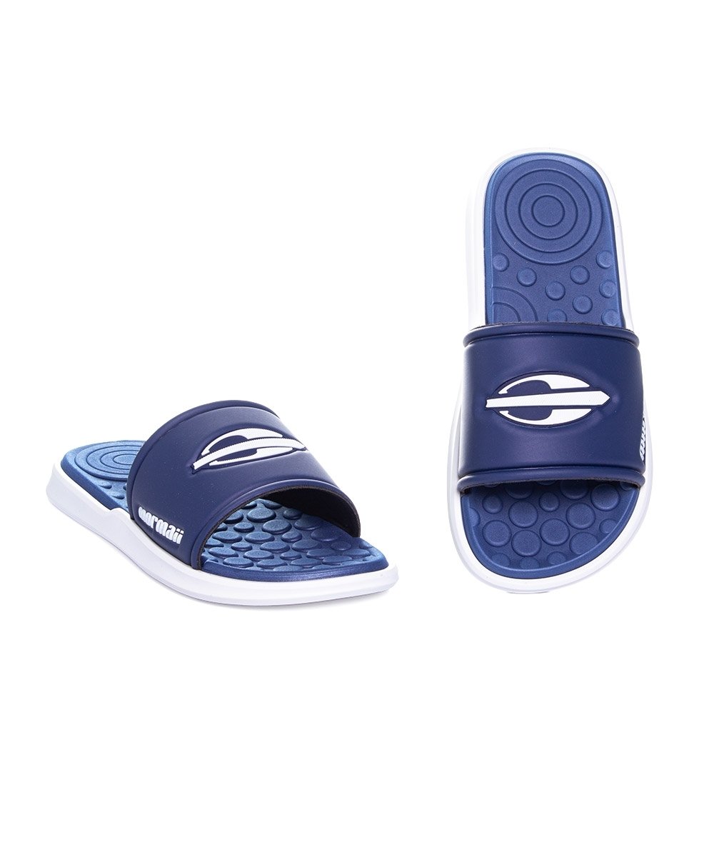 Slide Mormaii Quiver Pró Infantil 11739 Branco/Azul Azul 5