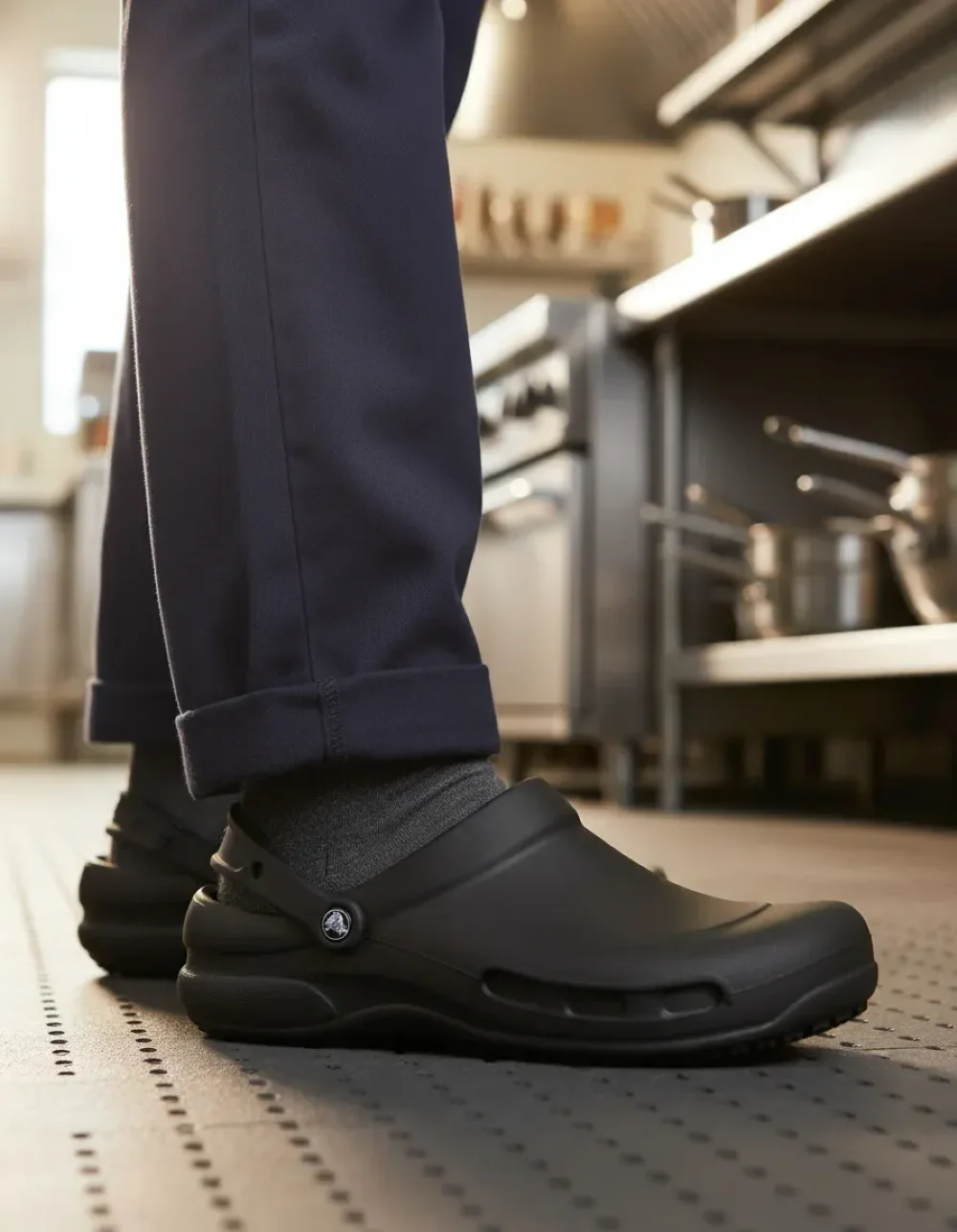 Sandália Crocs Bistro Preto Preto 2