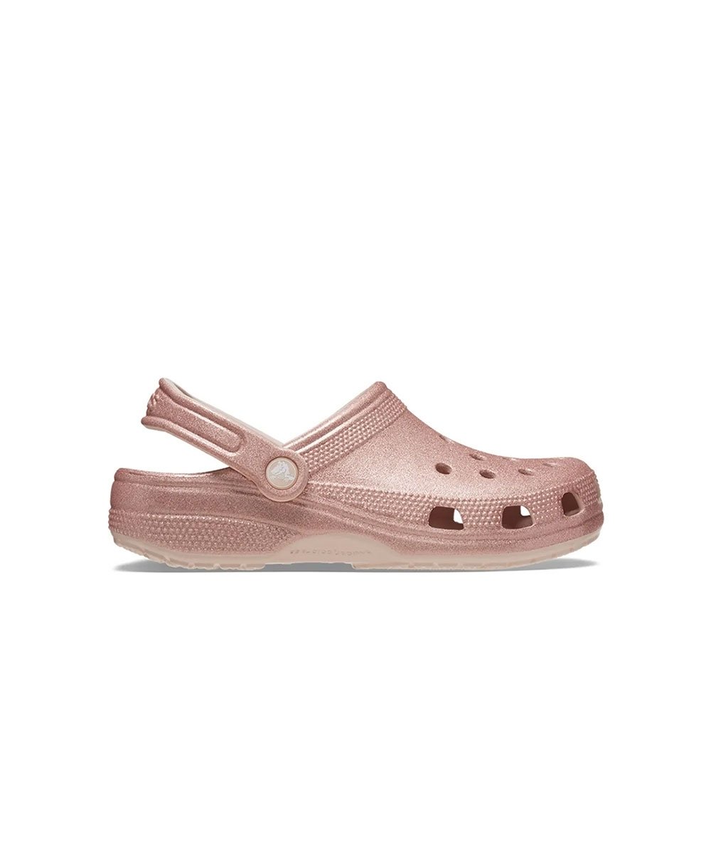 Sandália Crocs Classic Glitter Rosa Claro Rosa 1