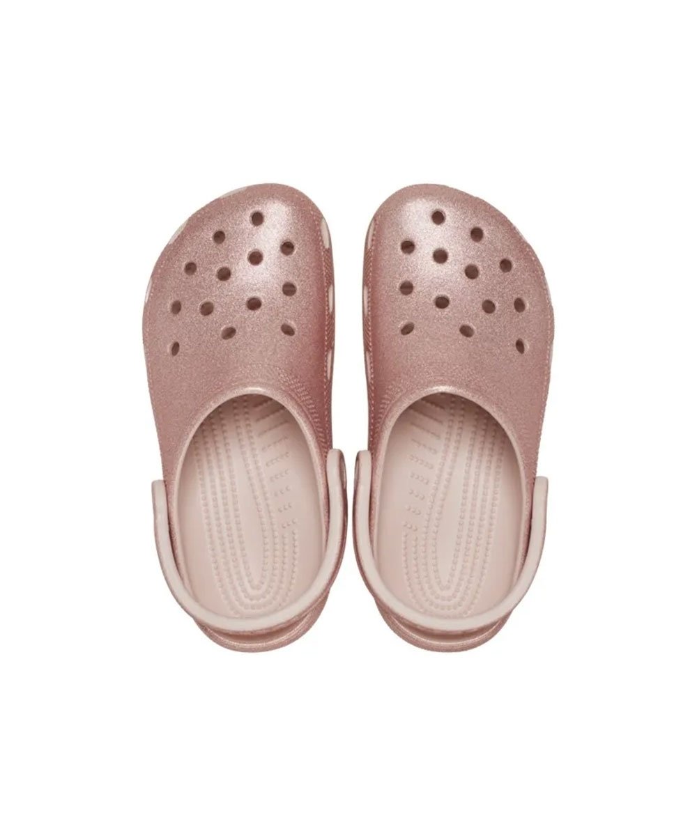 Sandália Crocs Classic Glitter Rosa Claro Rosa 9