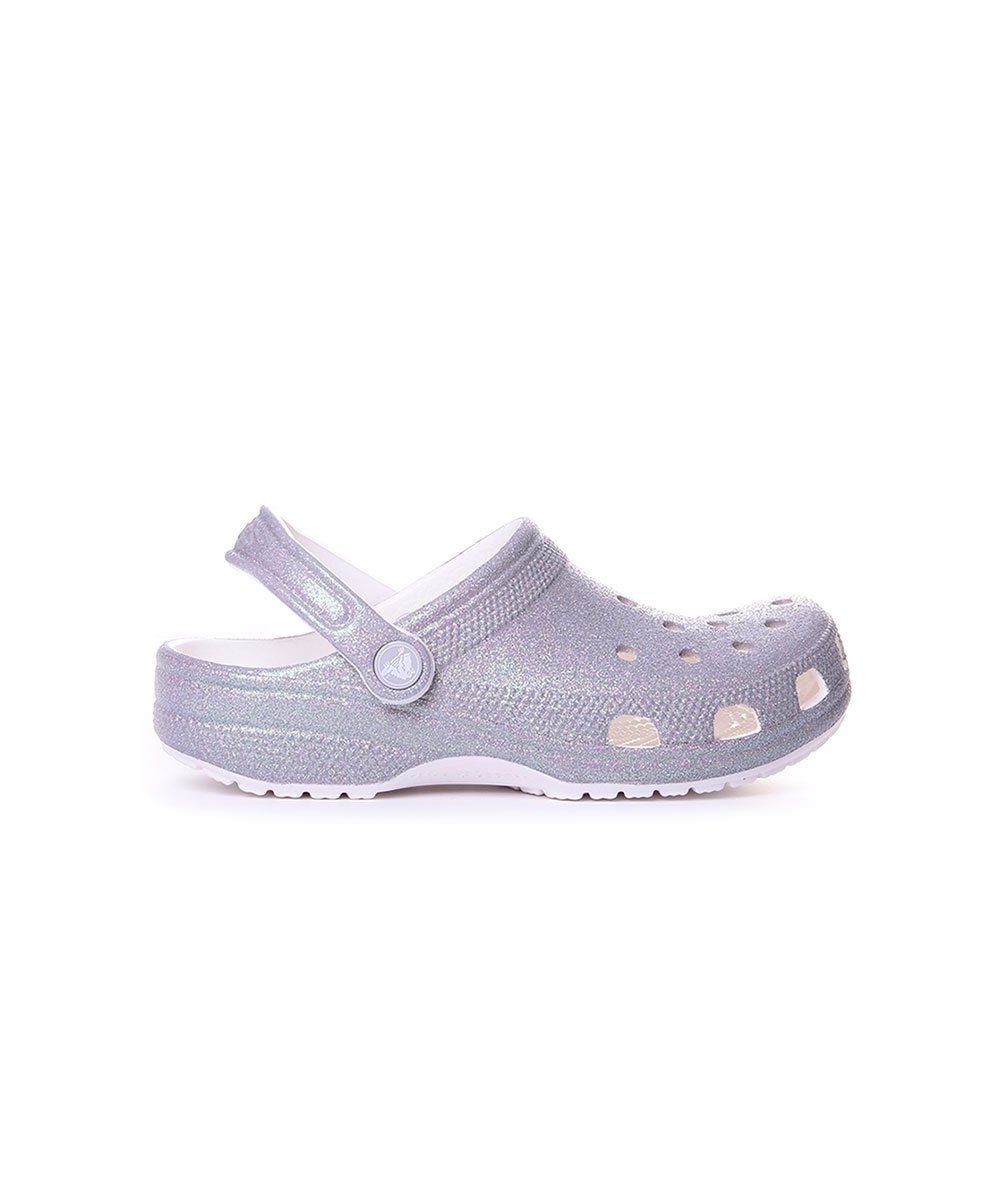 Sandália Crocs Classic Glitter Branco